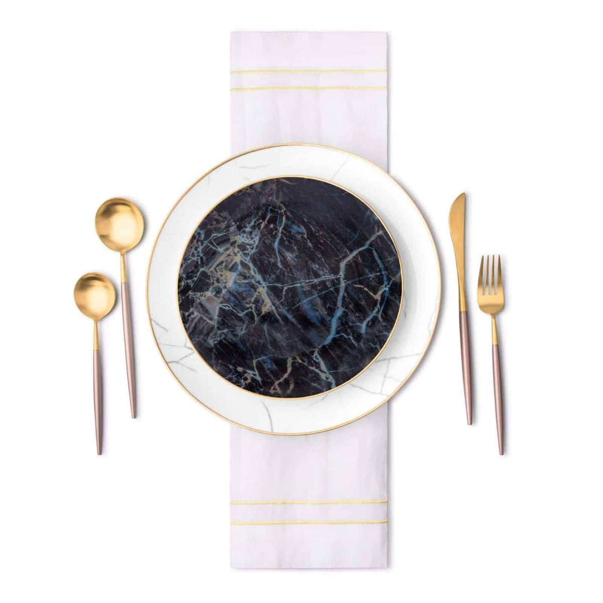 Carrara Marble 16 Piece Dinnerware Set