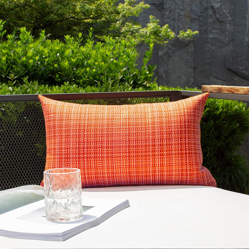 Premium Outdoor Waterproof Throw Pillow Cover and Insert