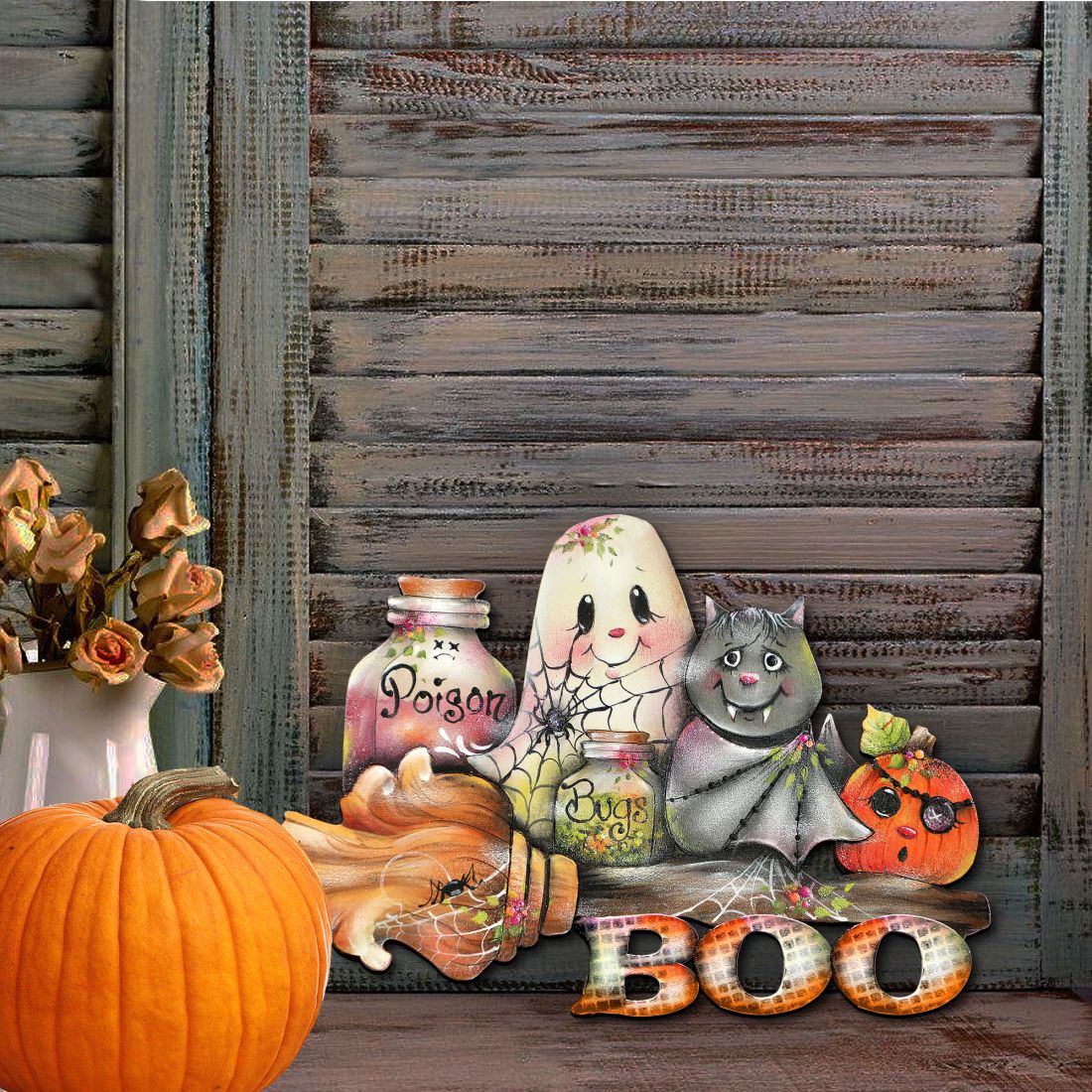 Brunhilda's Broom Halloween Door & Wall Decor