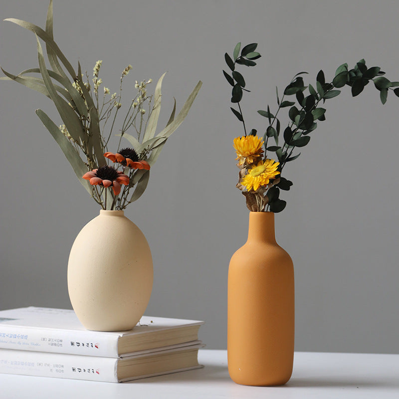 Modern Minimalist Ceramic Vase Set (4-Piece)