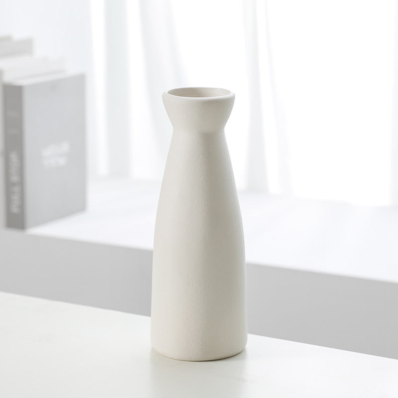 Modern Minimalist Ceramic Vase Set (3-Piece)