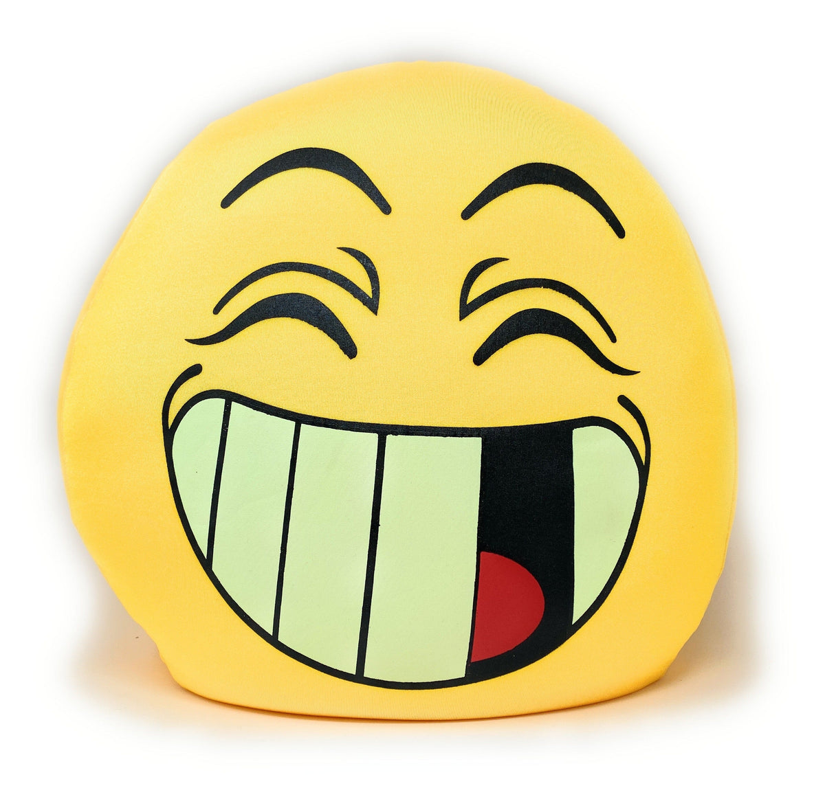 Squishy Emoji Microbead Throw Pillow
