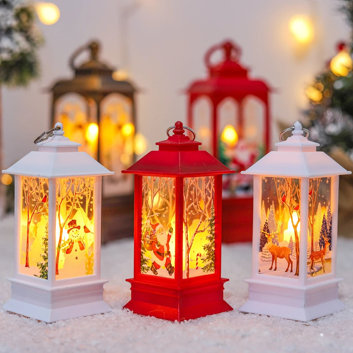Christmas Lantern Lights – Festive Holiday Lantern Décor for Home & Tree