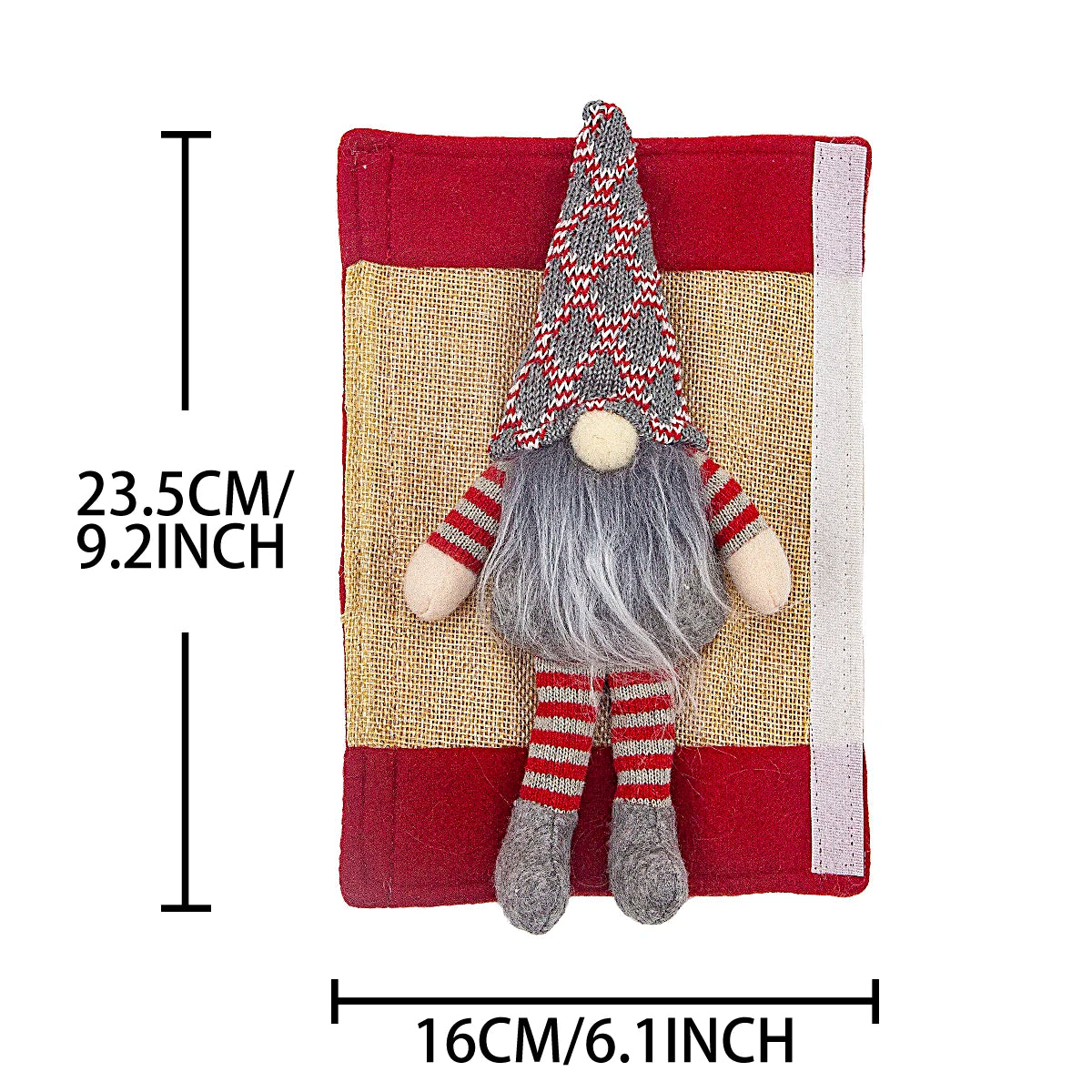 Christmas Faceless Santa Claus Appliance Handle Cover – Festive Décor for Fridge, Microwave & Dishwasher