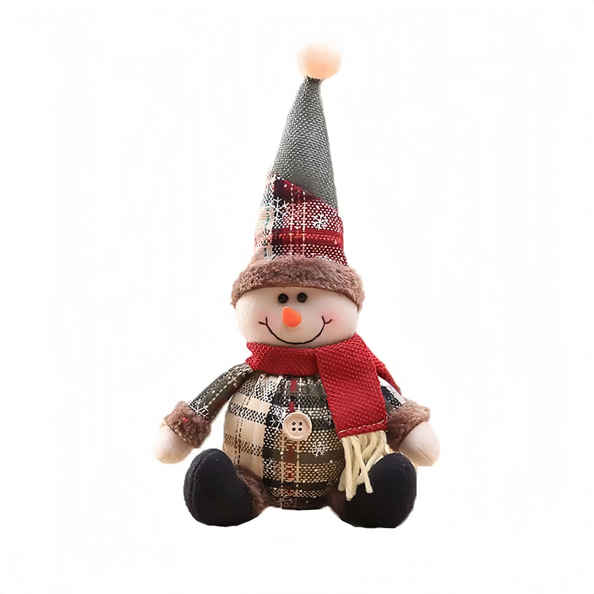 Christmas Plush Dolls – Reindeer, Santa & Snowman Holiday Character Figures