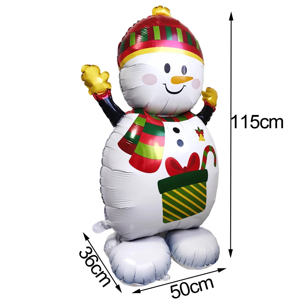Christmas Standing Foil Balloons – Snowman, Reindeer, Santa & More