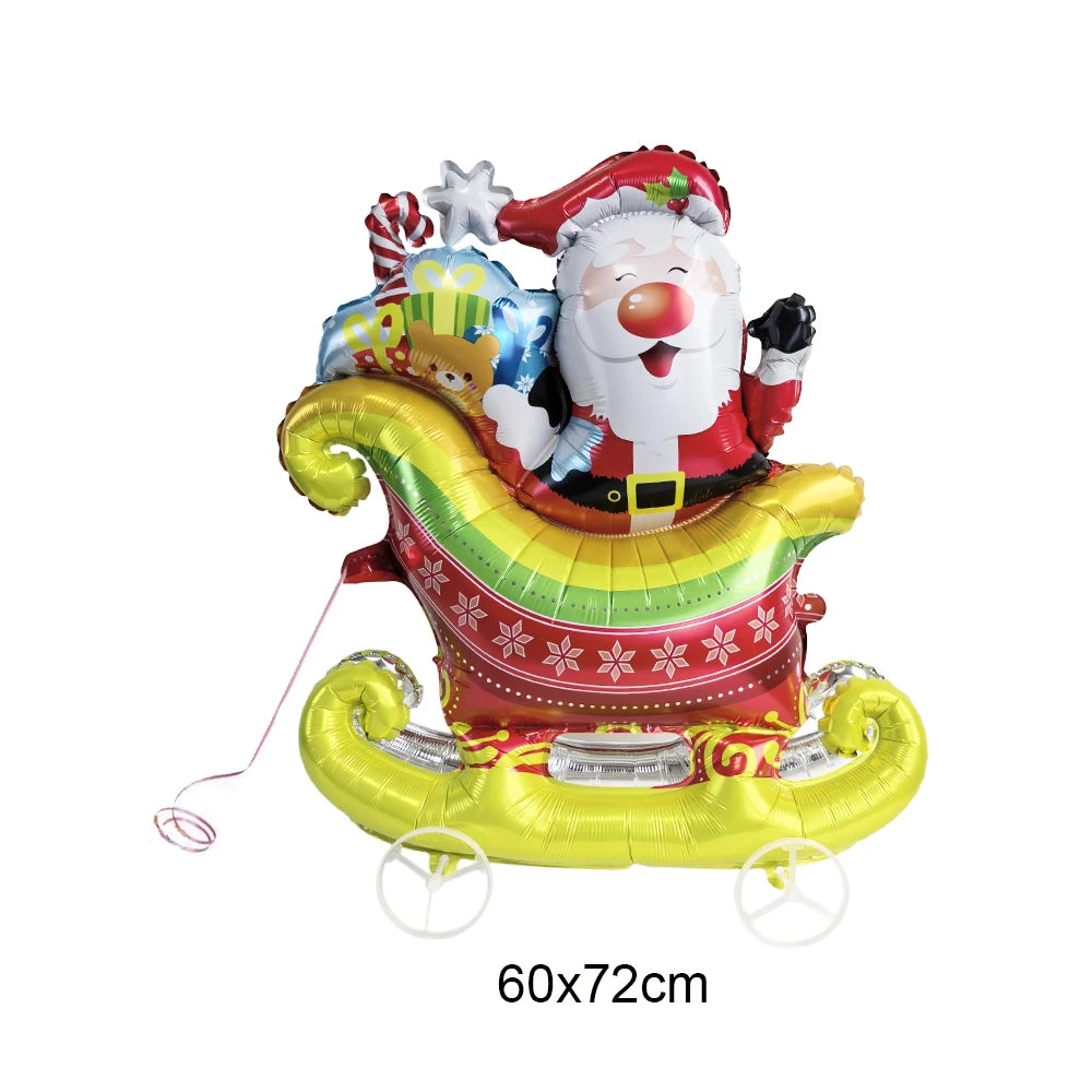 Christmas Standing Foil Balloons – Snowman, Reindeer, Santa & More