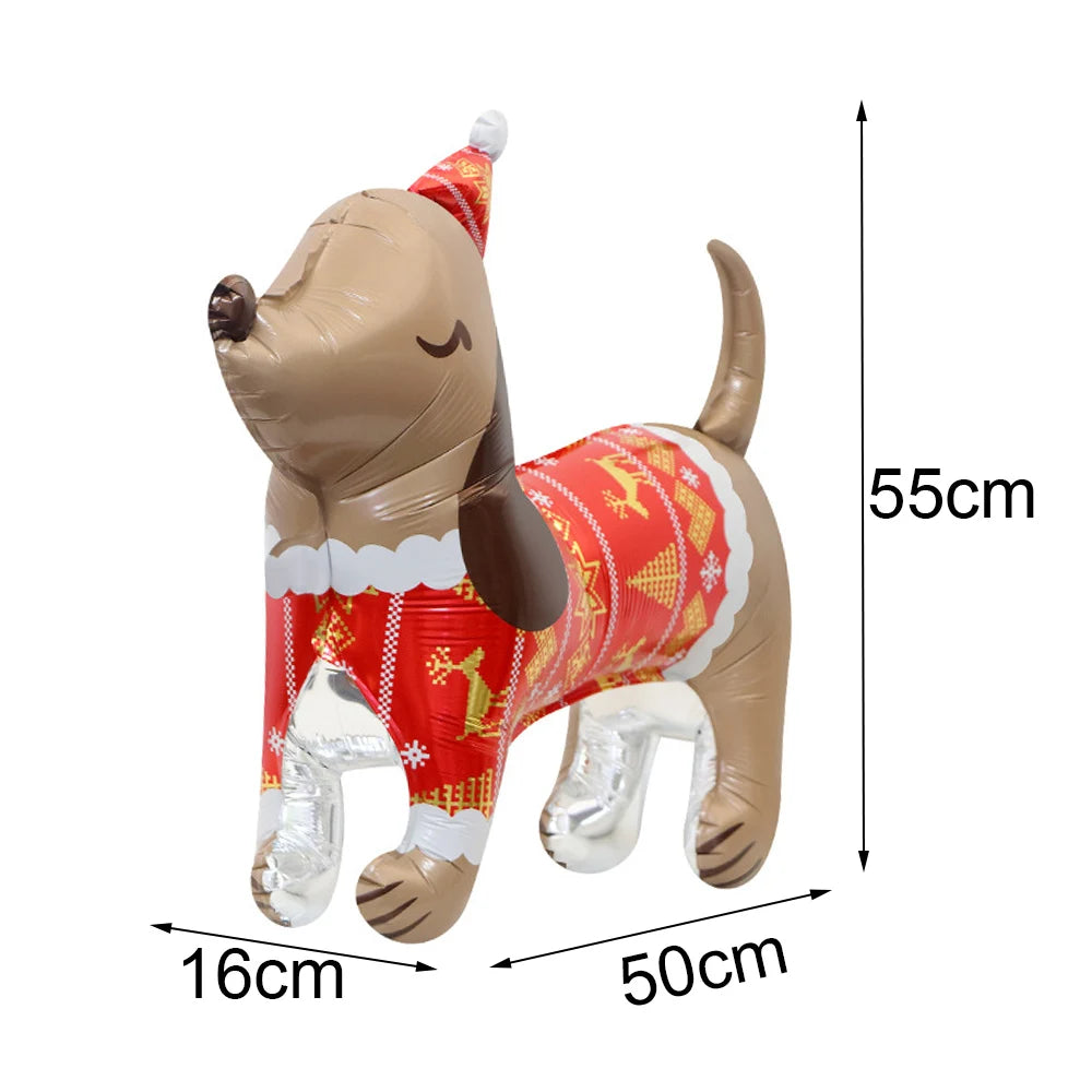 Christmas Standing Foil Balloons – Snowman, Reindeer, Santa & More