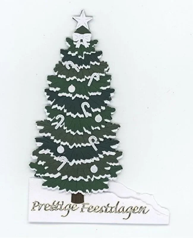 Christmas Tree Cutting Dies – Metal Stencil for Scrapbooking, Card Making & DIY Crafts