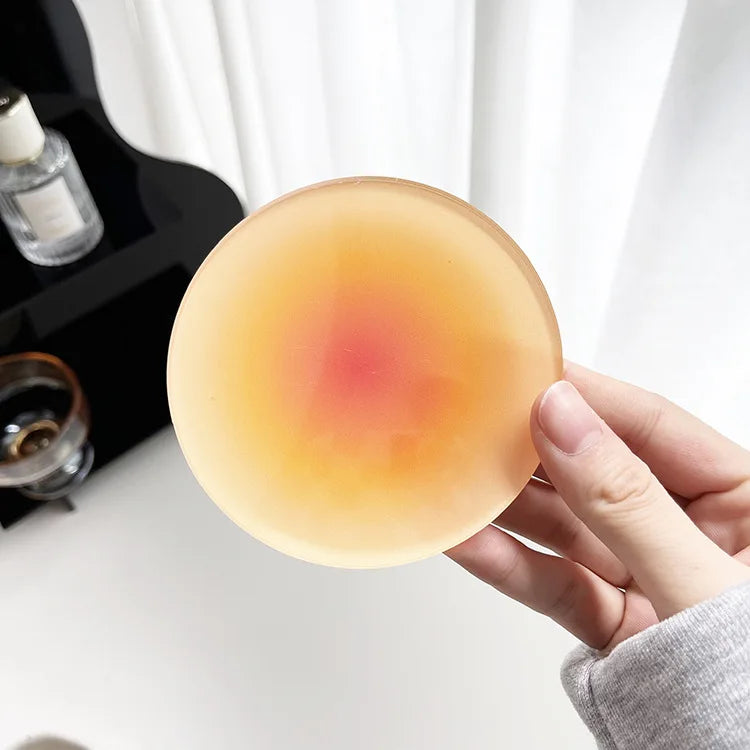 Gradient Colour Acrylic Coasters — Non-Slip Cup Mats for Bar, Café & Home Decor