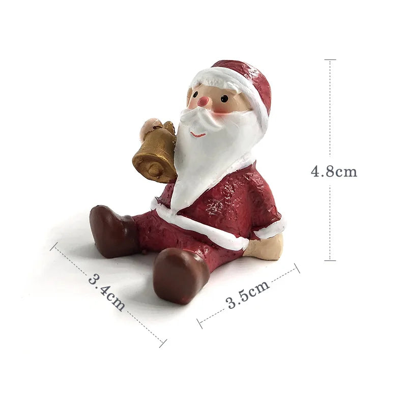 Christmas Miniature Figurines – Whimsical Resin Holiday Characters