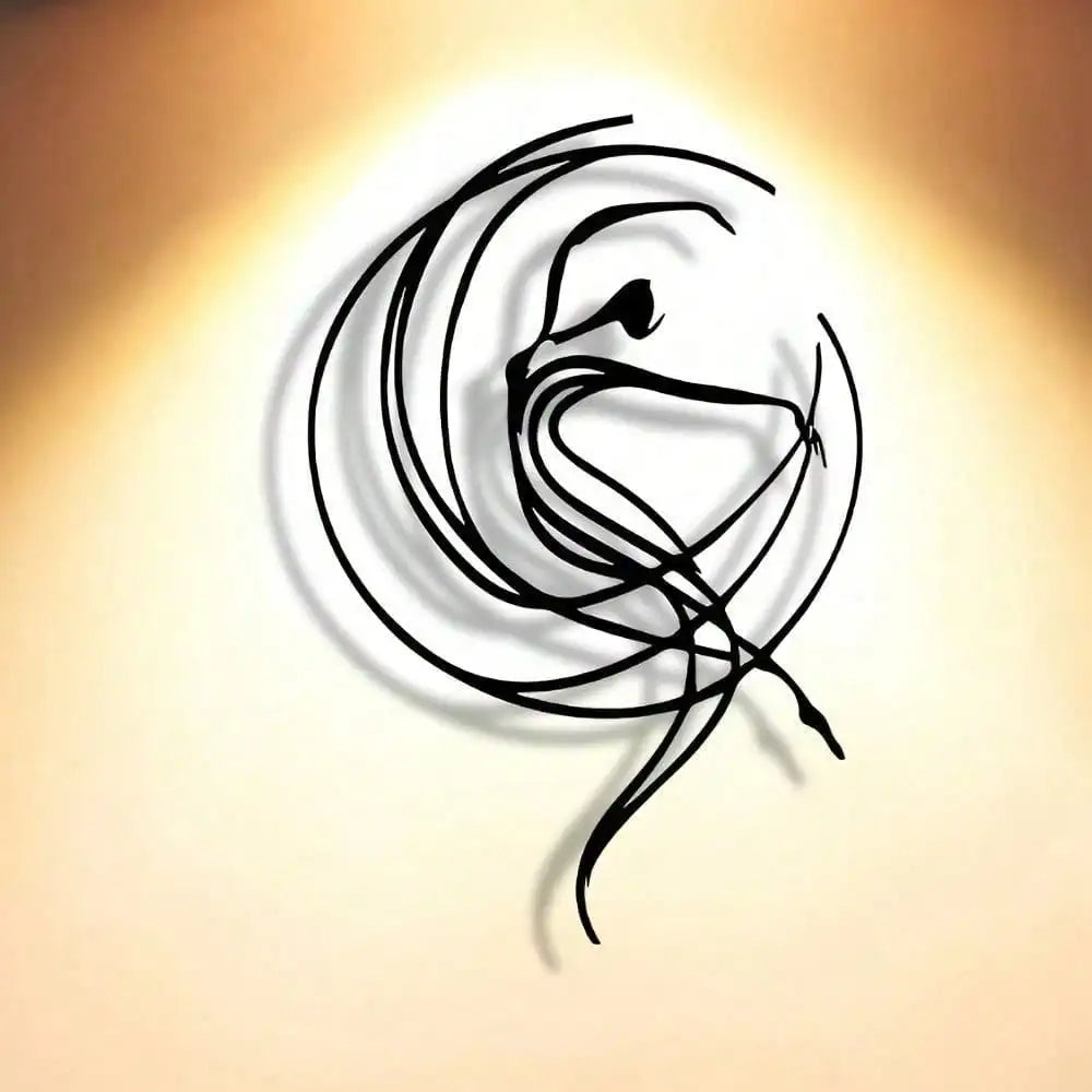 Ballet Abstract Metal Wall Sculpture — Waterproof & Rustproof Modern Art