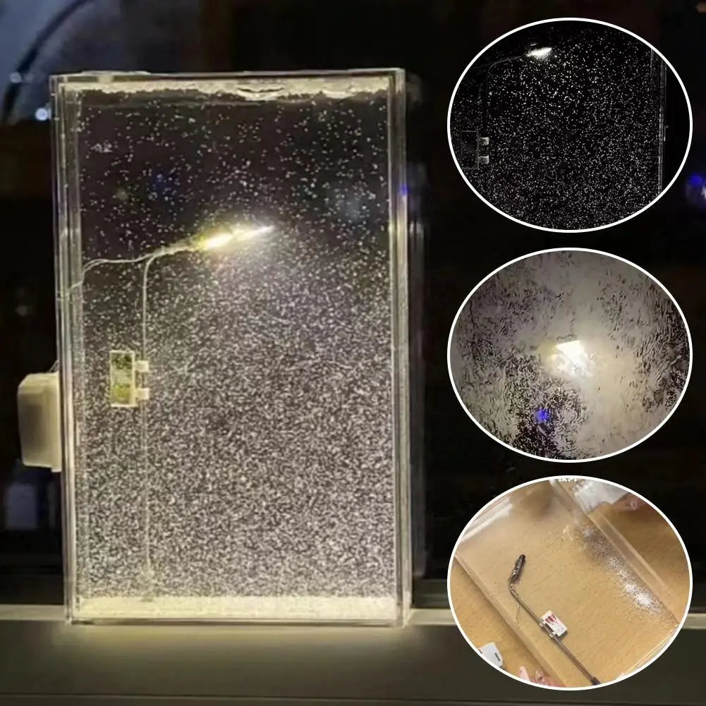 DIY Christmas Snow Night Light Kit — Build Your Own Snowy Street Scene