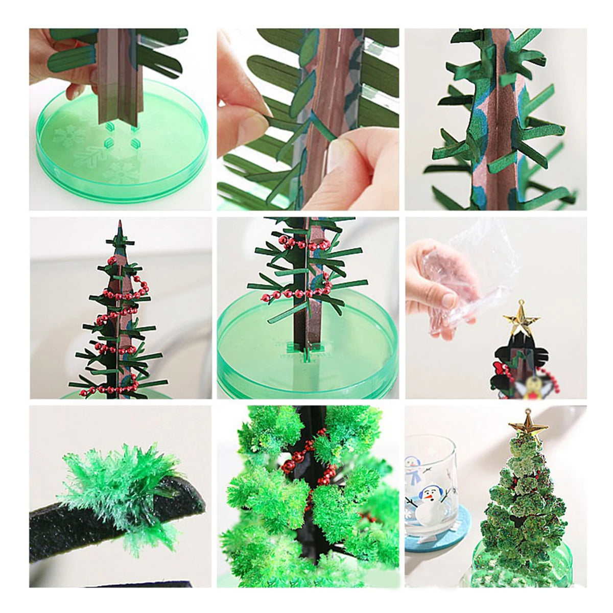 Magic Growing Crystal Christmas Tree — Fun Tabletop Science Gift