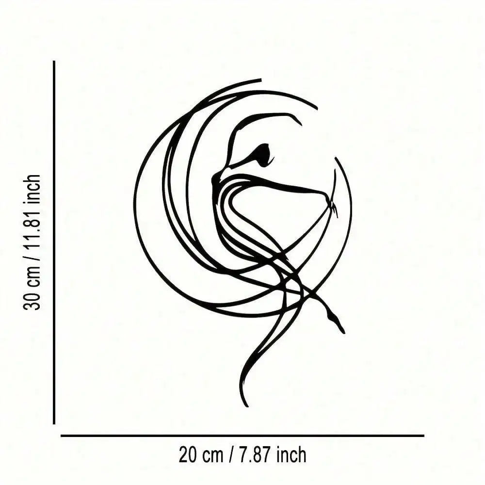 Ballet Abstract Metal Wall Sculpture — Waterproof & Rustproof Modern Art