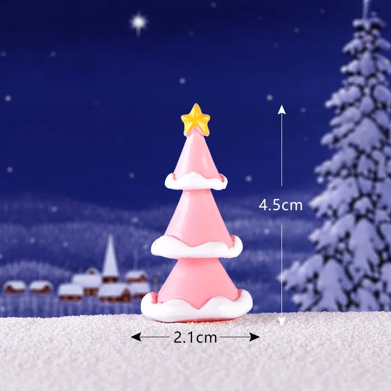 Christmas Miniature Figurines – Whimsical Resin Holiday Characters