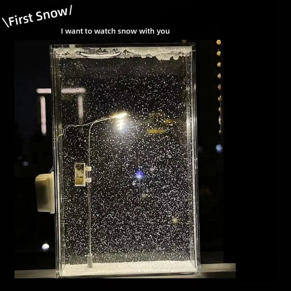 DIY Christmas Snow Night Light Kit — Build Your Own Snowy Street Scene