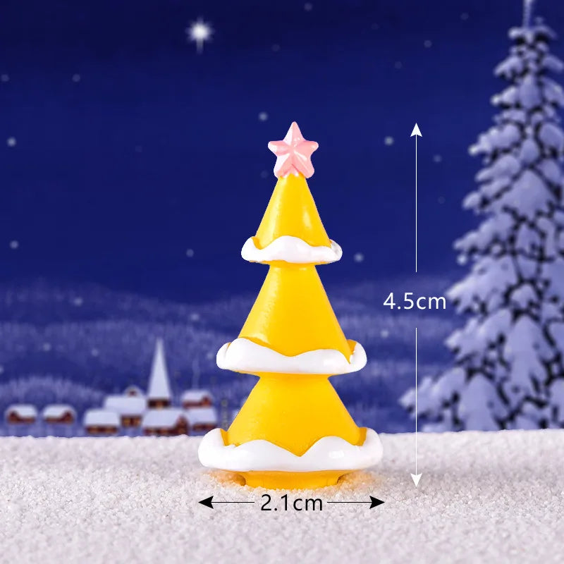 Christmas Miniature Figurines – Whimsical Resin Holiday Characters