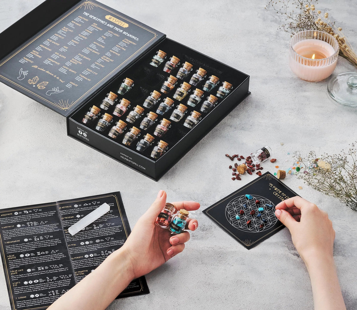 30 PCS Gemstone Kit