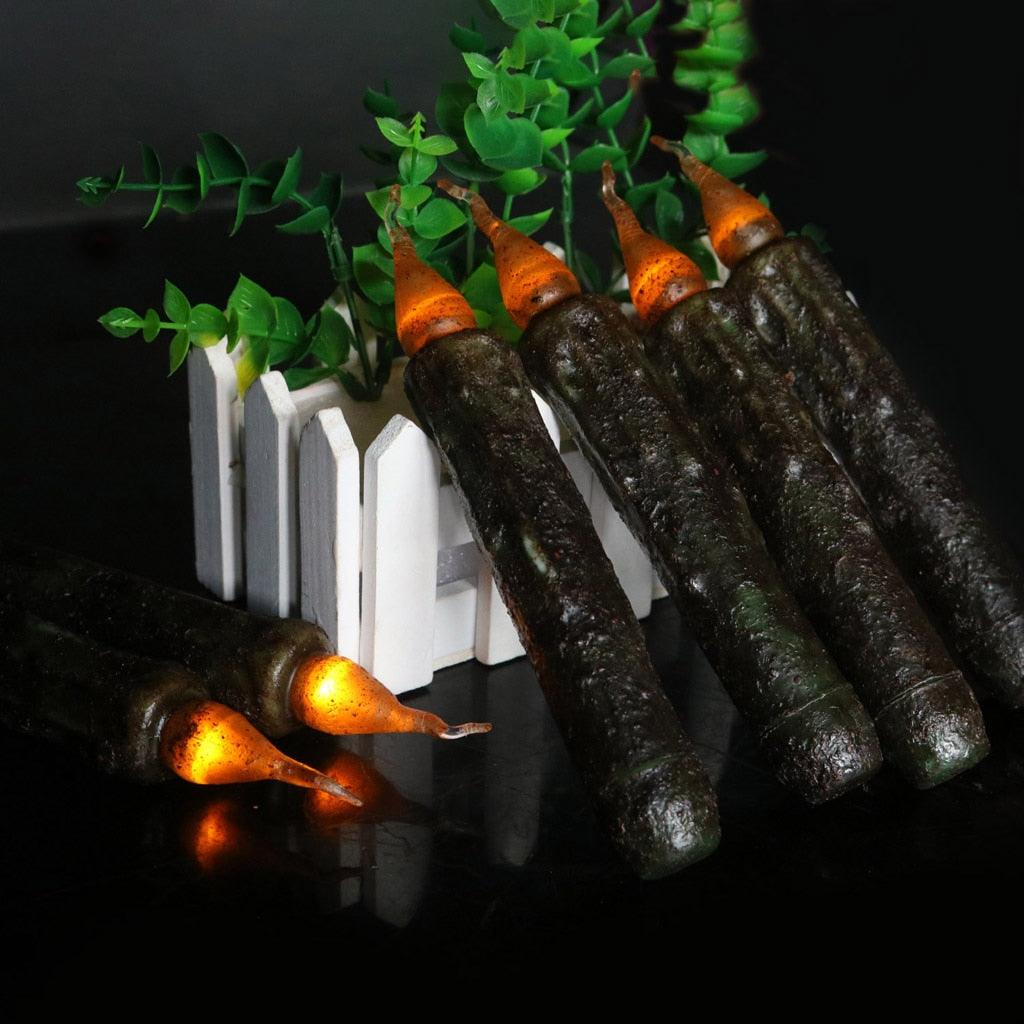 LED Flameless Real Wax Taper Candles with Remote & Timer