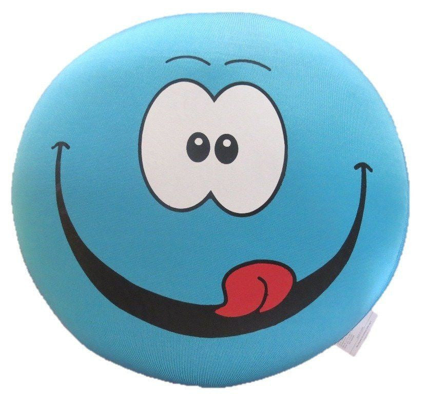Squishy Emoji Microbead Throw Pillow