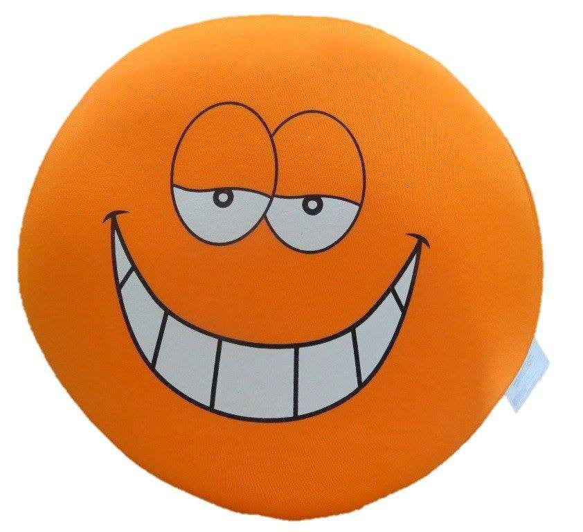 Squishy Emoji Microbead Throw Pillow