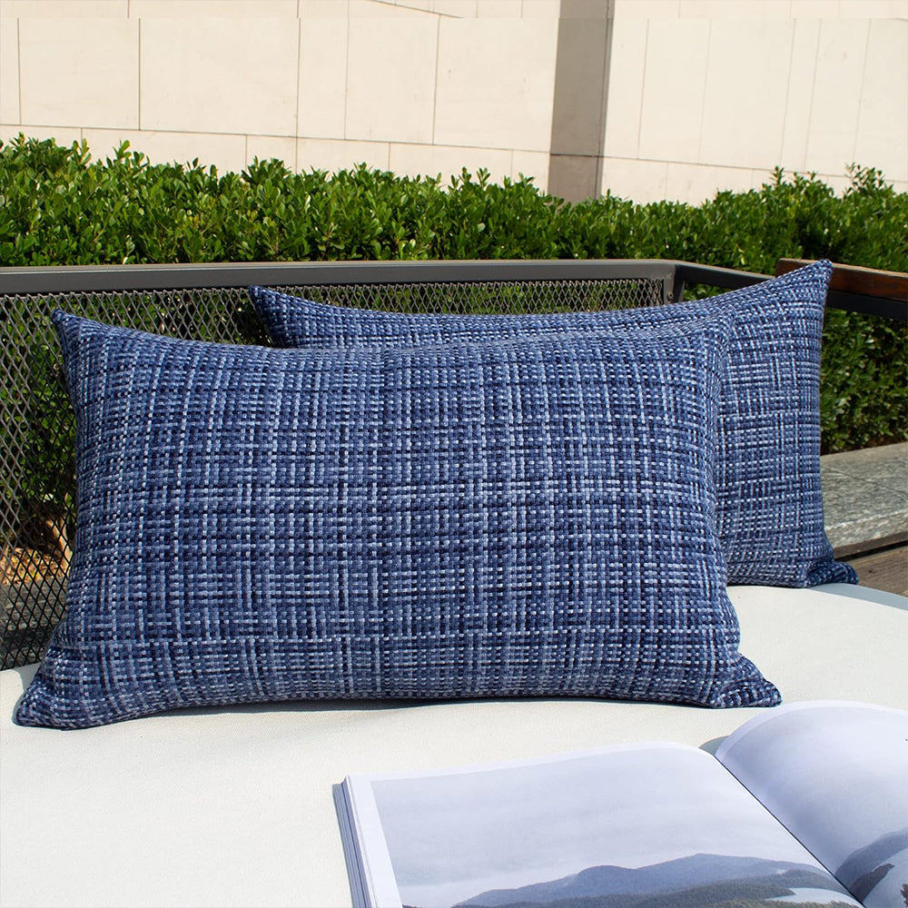 Premium Outdoor Waterproof Throw Pillow Cover and Insert