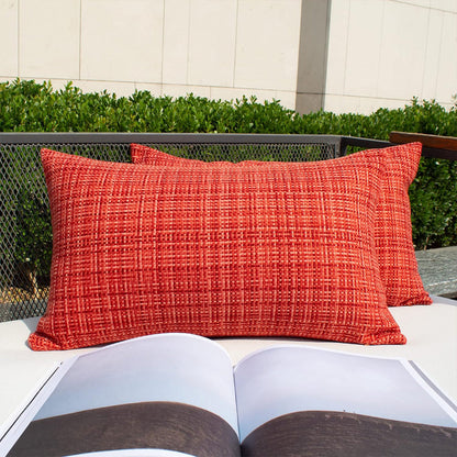 Premium Outdoor Waterproof Throw Pillow Cover and Insert