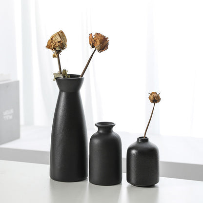 Modern Minimalist Ceramic Vase Set (3-Piece)