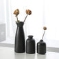 Modern Minimalist Ceramic Vase Set (3-Piece)