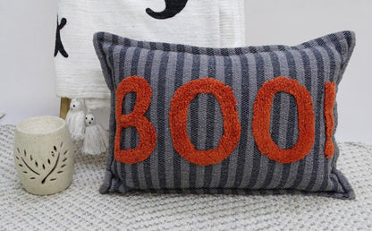 Halloween Throw Pillow BOO!