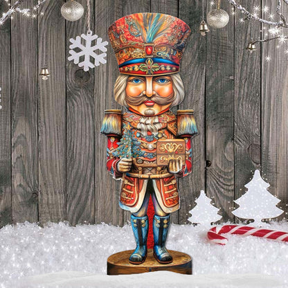 Nutcracker with a Heartwarming Surprise Outdoor Decor by G. Debrekht
