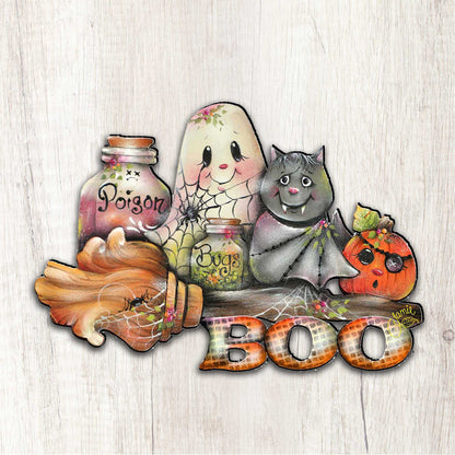 Brunhilda's Broom Halloween Door & Wall Decor