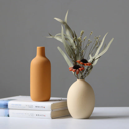 Modern Minimalist Ceramic Vase Set (4-Piece)