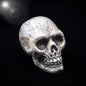 Hand-Painted Halloween Skull Prop — Haunted House, Party & Spooky Display Ornament