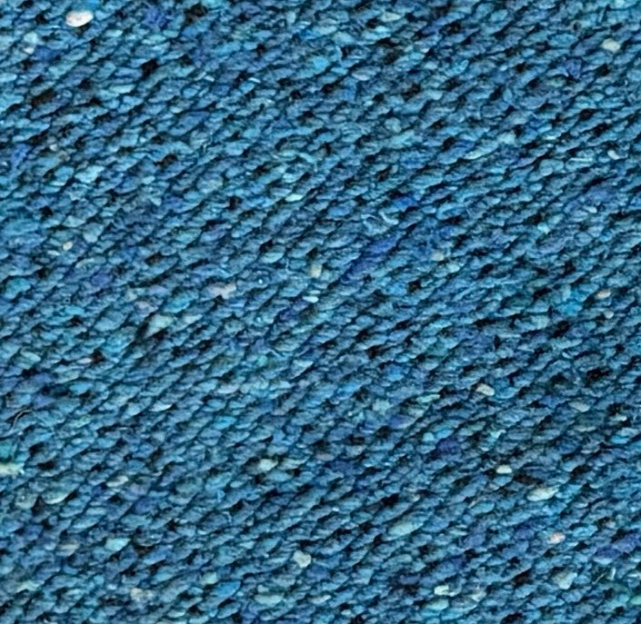 Aqua Blue Mexican Blanket