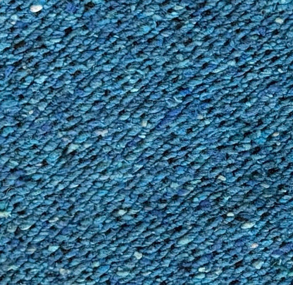 Aqua Blue Mexican Blanket