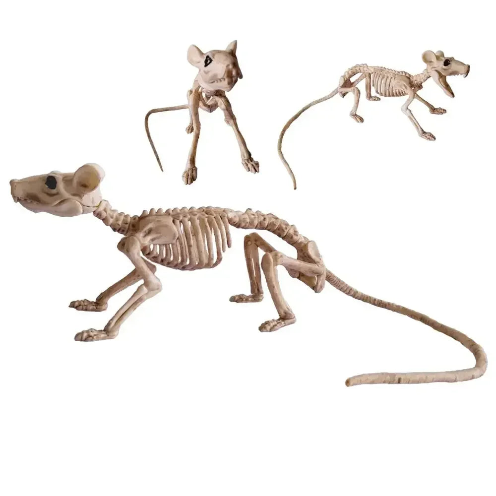 Realistic Skeleton Animal Props — Halloween Haunted House, Prank & Party Decor