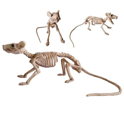 Realistic Skeleton Animal Props — Halloween Haunted House, Prank & Party Decor