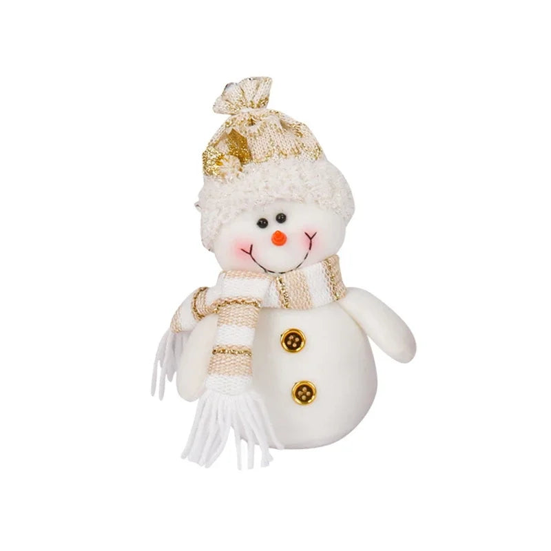 Christmas Gnome Plush Doll — Santa & Snowman Holiday Tree & Shelf Decor