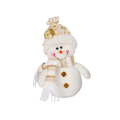 Christmas Gnome Plush Doll — Santa & Snowman Holiday Tree & Shelf Decor