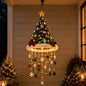 Christmas Santa Hat LED Hanging Light – Warm Glowing Chandelier String Light for Stairs & Home