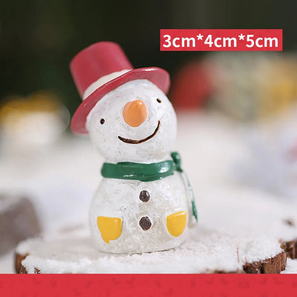 Christmas Miniature Figurines – Whimsical Resin Holiday Characters