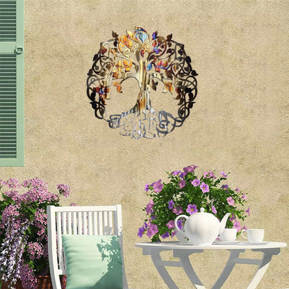 Metal Tree of Life Wall Art — Indoor & Outdoor Garden Decor
