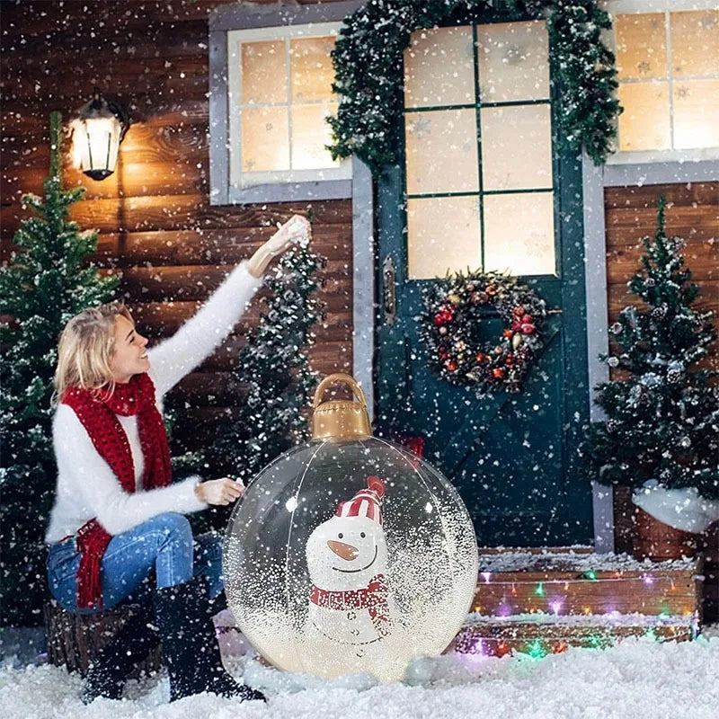 Christmas Tree Ornaments – Snowman, Santa & Tree Designs with Optional LED