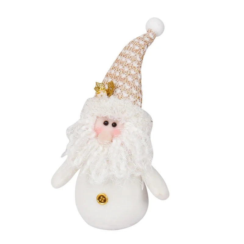 Christmas Gnome Plush Doll — Santa & Snowman Holiday Tree & Shelf Decor