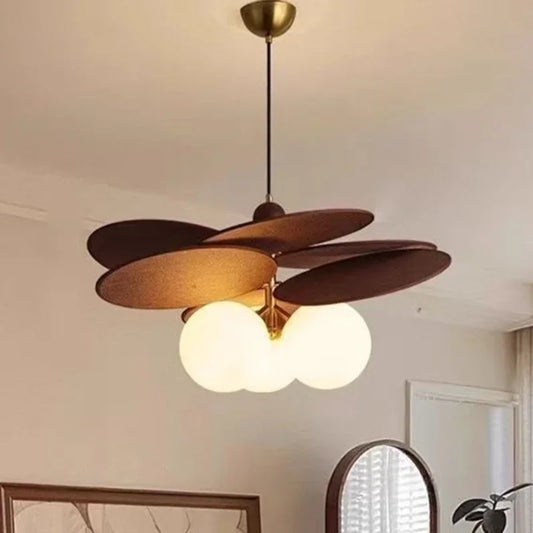 Rattan Weave Vintage Pendant Light — Retro Japanese Style Chandelier