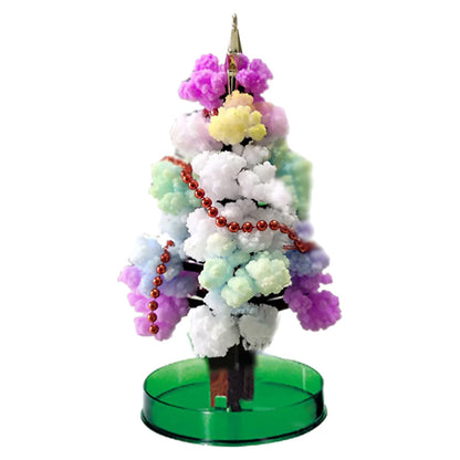 Magic Crystal Growing Christmas Tree — Science Novelty Holiday Decoration