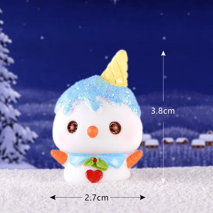 Christmas Miniature Figurines – Whimsical Resin Holiday Characters