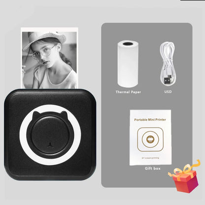 Mini Portable Thermal Photo & Label Printer — Wireless Bluetooth, 58mm, iOS & Android